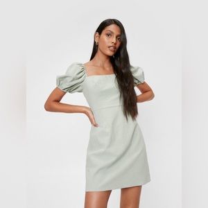Nasty gal, puff sleeve dress
